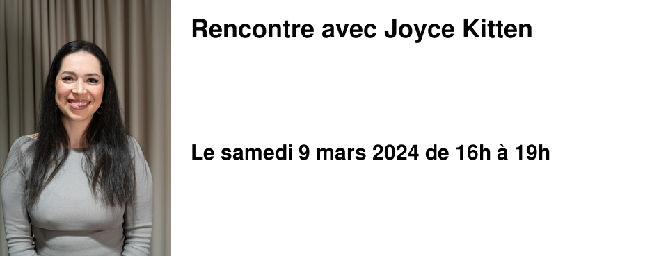 Rencontre avec Joyce Kitten