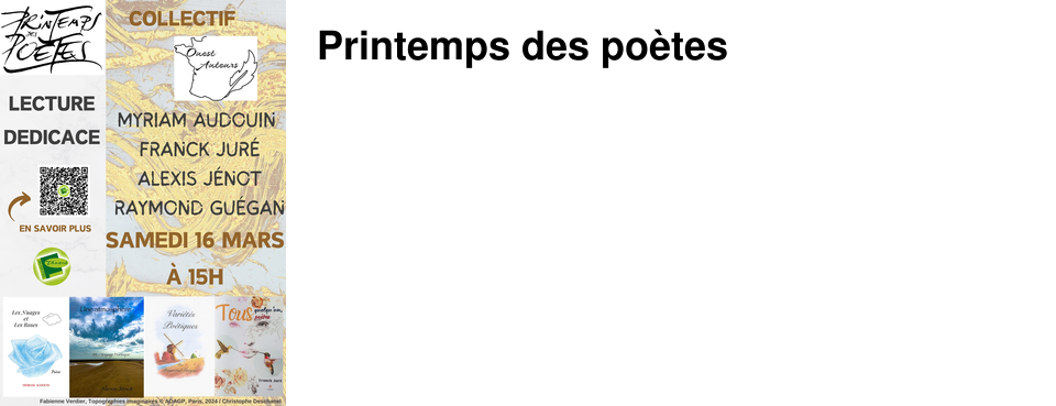 Printemps des po�tes