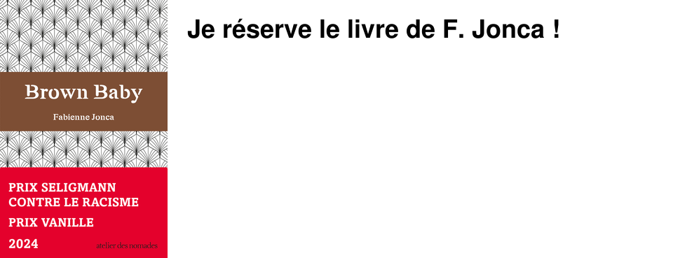 Je r�serve le livre de F. Jonca�!