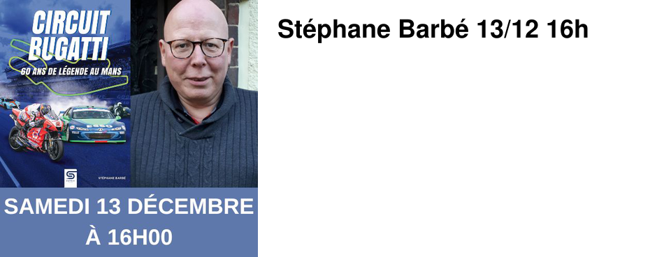 St�phane Barb� 13/12 16h
