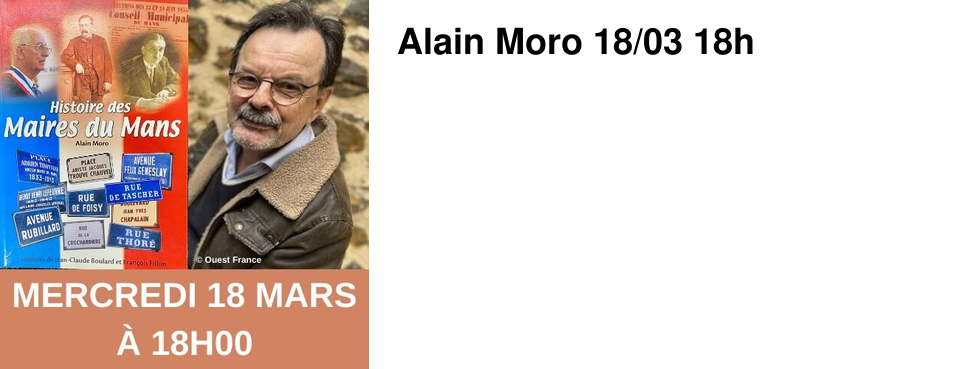 Alain Moro 18/03 18h
