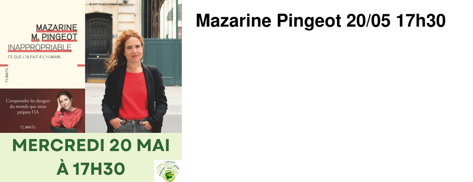 Mazarine Pingeot 20/05 17h30