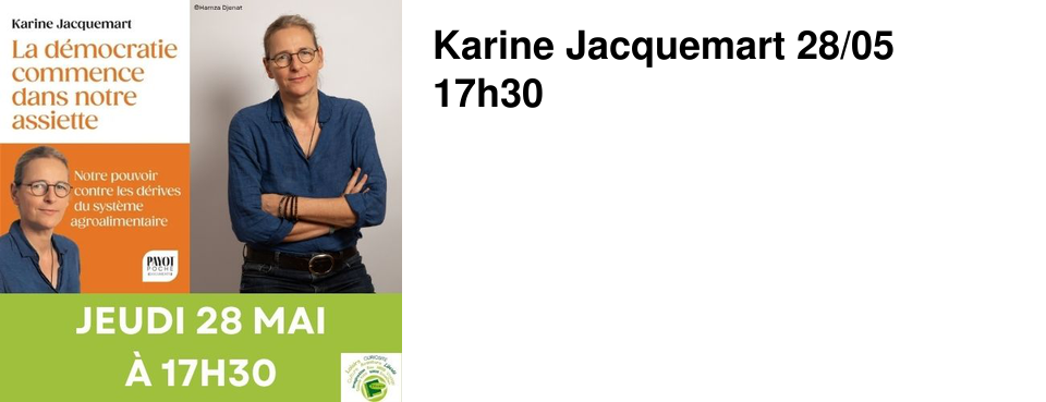 Karine Jacquemart 28/05 17h30