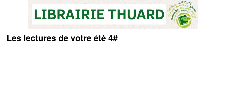Les lectures de votre �t� 4#