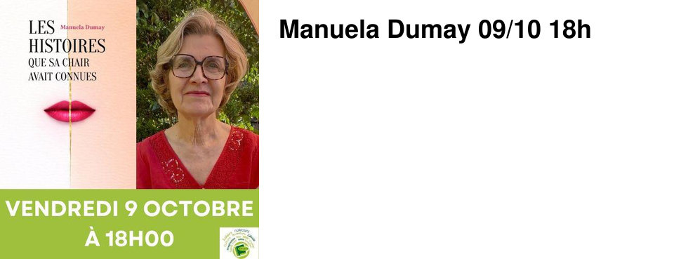 Manuela Dumay 09/10 18h