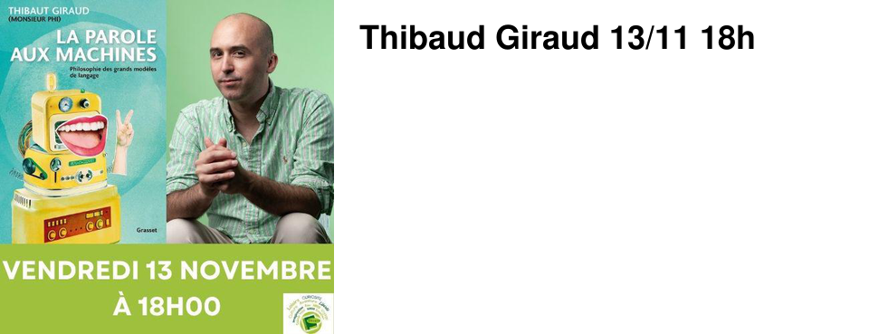 Thibaud Giraud 13/11 18h